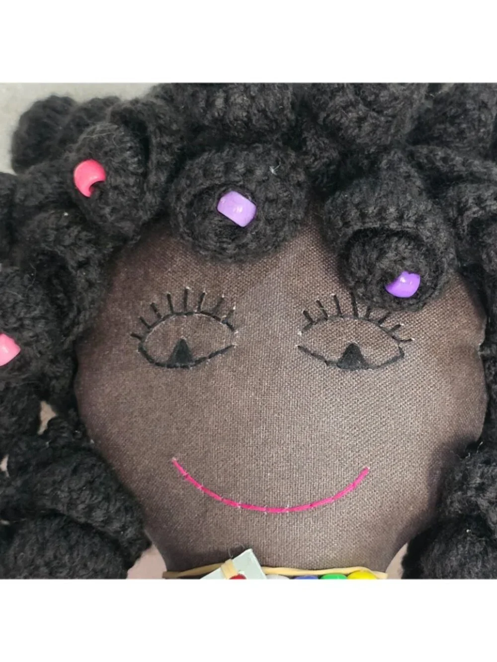 Good News Doll Own Worth Black Woman Handmade Two Faced Sleepy Awake 12